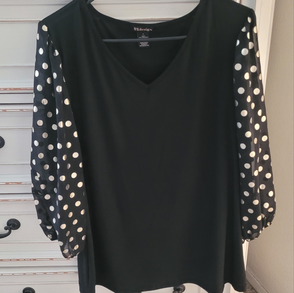 Black dress top